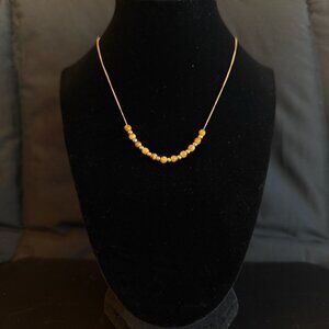 "Golden Jasper" Delicate Necklace